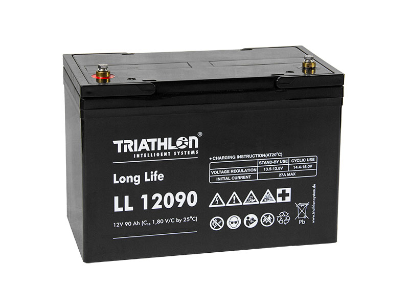 Levně TRIATHLON LL12090 (12V - 90Ah) Záložní baterie "long life"