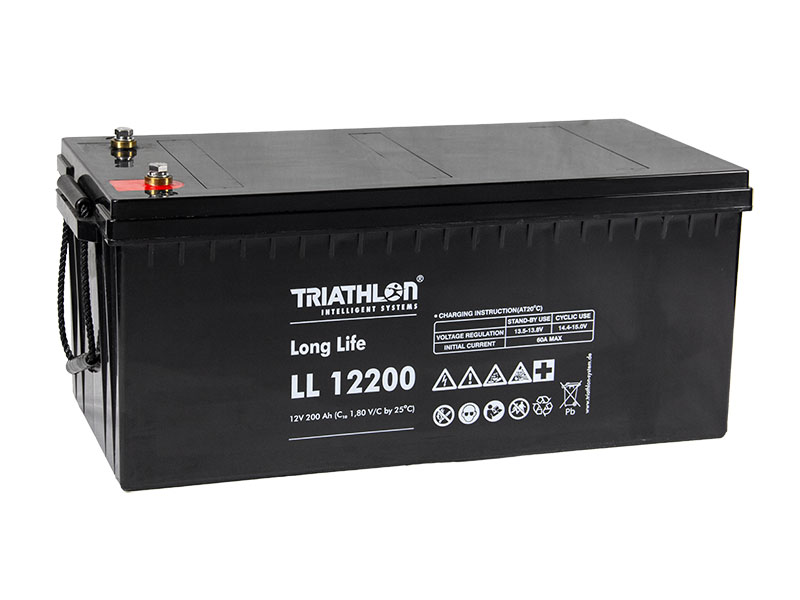 Levně TRIATHLON LL12200 (12V - 200Ah) Záložní baterie "long life"