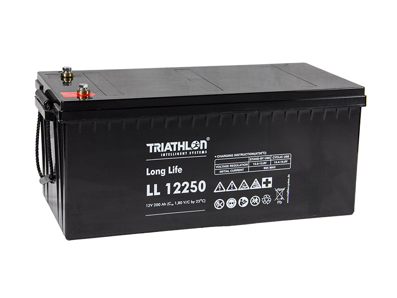 Levně TRIATHLON LL12250 (12V - 250Ah) Záložní baterie "long life"