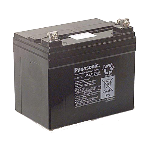 Panasonic LC-V1233P, 12V - 33Ah, záložní baterie
