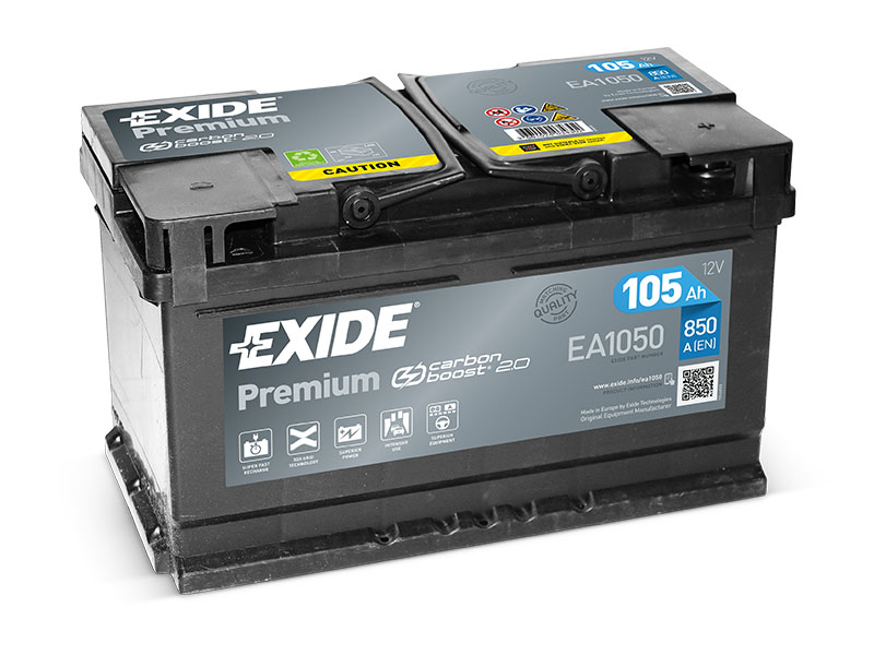 Levně Exide Premium 12V 105Ah 850A EA1050