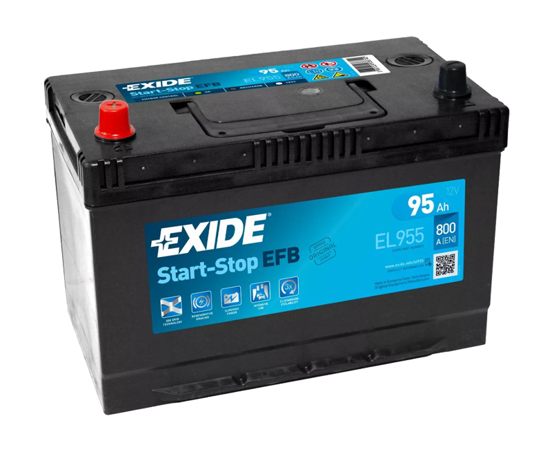 Levně Exide START-STOP EFB 95Ah 12V 800A EL955