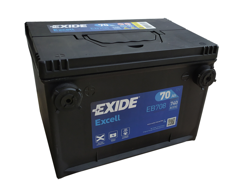 Levně Exide Excell 12V 70Ah 740A EB708