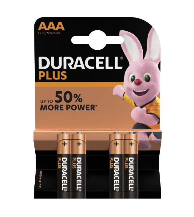 Levně DURACELL Plus Power článek 1.5V, AAA (MN2400)