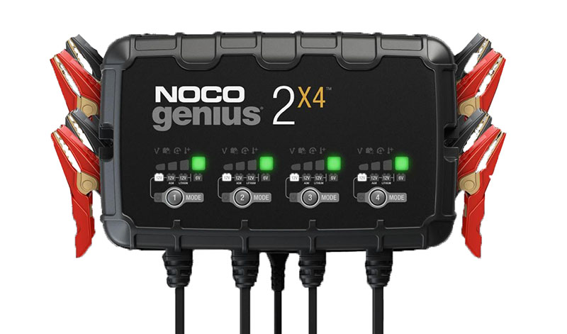 Levně Nabíječka NOCO GENIUS 2x4, 6/12V 2A