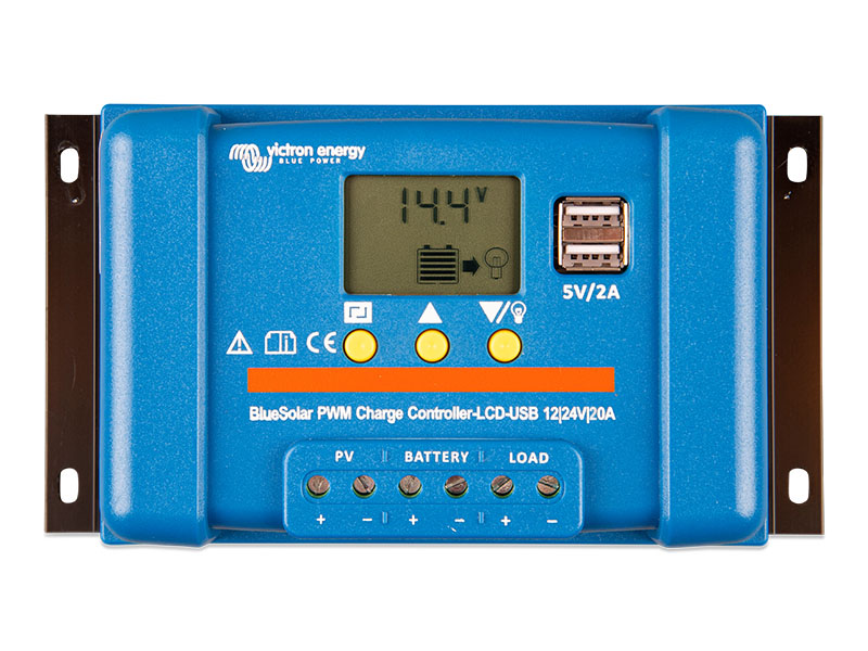 Levně Victron Energy Solární regulátor BlueSolar PWM-LCD&USB 12/24V-20A