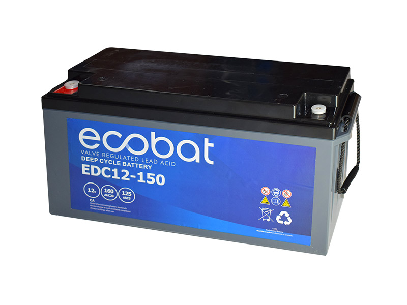 Levně Ecobat Trakční baterie EDC12-150, 160Ah, 12V