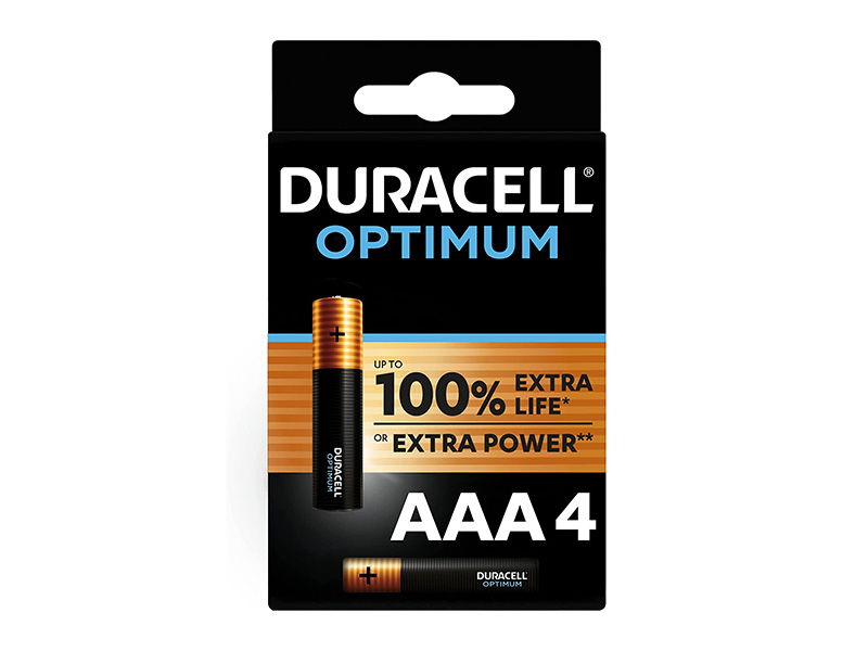 Levně DURACELL Optimum AAA 4ks 42391