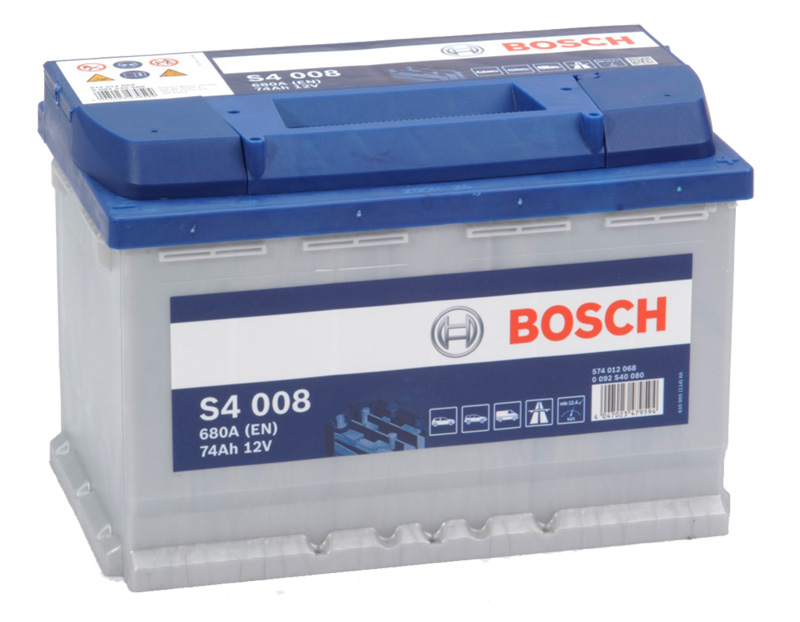 BOSCH S4 12V 74Ah 680A 0 092 S40 080