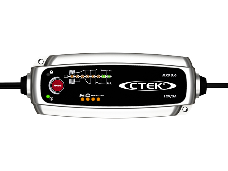 CTEK Nabíječka MXS 5.0 12V 0.8A/5A s teplotním čidlem