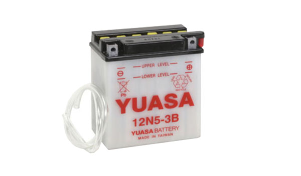 Levně Motobaterie YUASA (originál) 12N5-3B, 12V, 5Ah