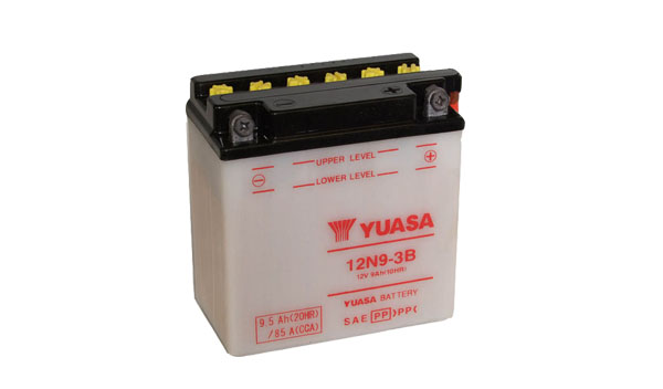 Levně Motobaterie YUASA (originál) 12N9-3B, 12V, 9Ah