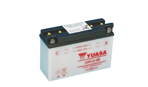 Levně Motobaterie YUASA (originál) 12N12-3B, 12V, 12Ah