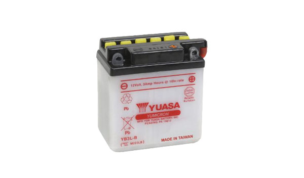 Levně Motobaterie YUASA (originál) YB3L-B, 12V, 3Ah