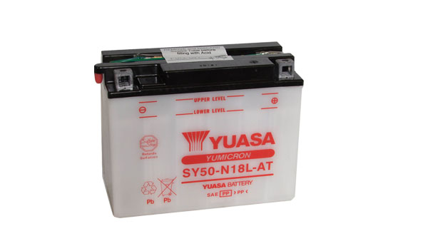 Levně Motobaterie YUASA (originál) SY50-N18L-AT, 12V, 20Ah