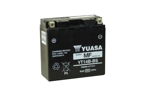 Levně Motobaterie YUASA (originál) YT14B-BS, 12V, 12Ah