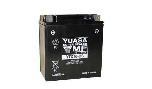 Levně Motobaterie YUASA (originál) YTX16-BS, 12V, 14Ah