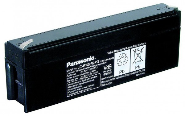Panasonic LC-R122R2PG 12V 2,2Ah