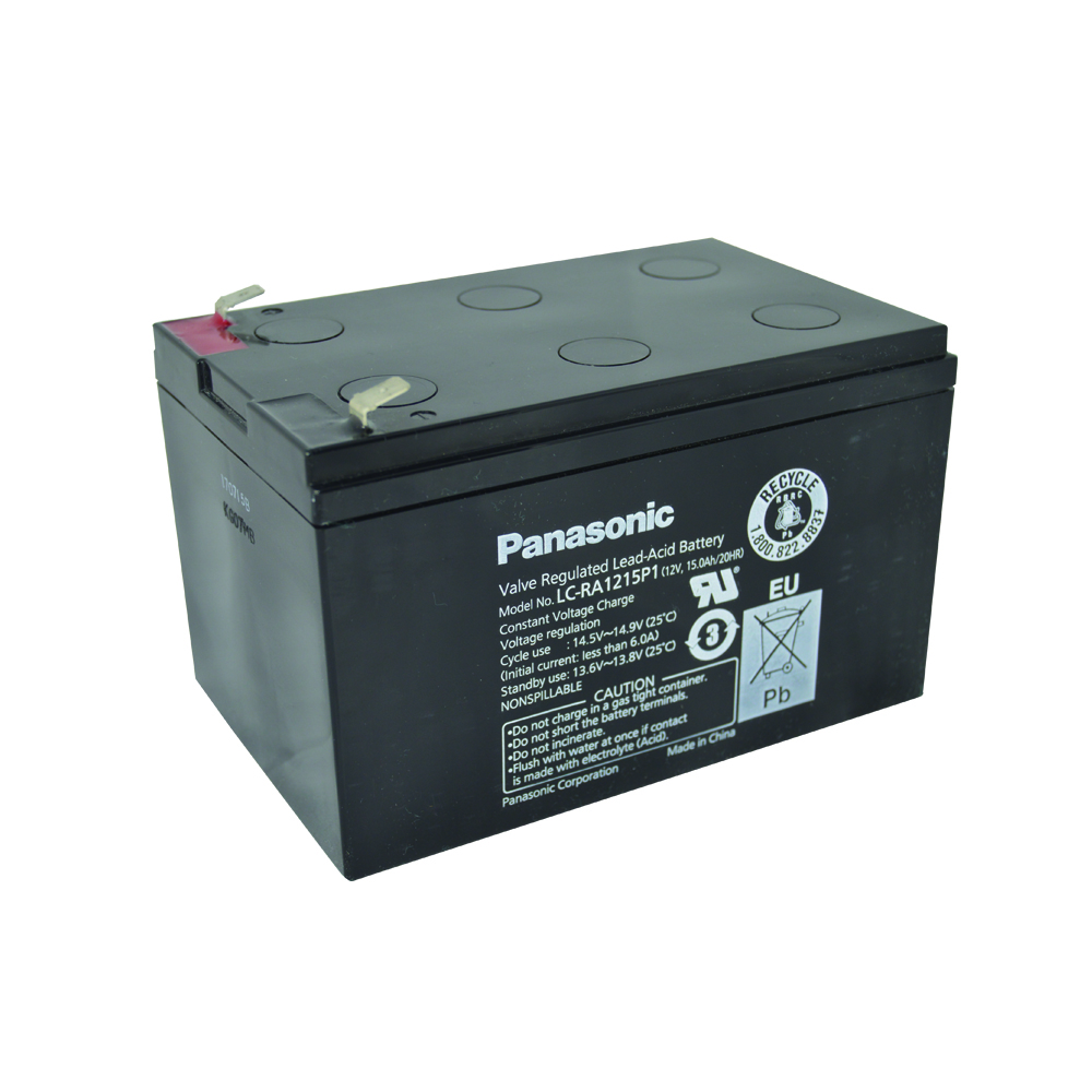 Panasonic LC-RA1215P1, 12V - 15Ah, záložní baterie