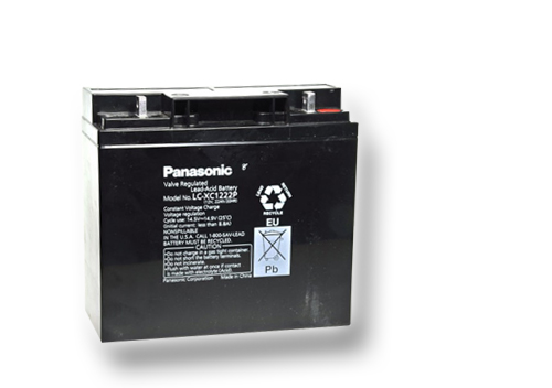 Panasonic LC-XC1222P, 12V - 22Ah, trakční baterie