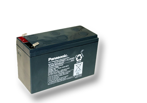Panasonic LC-P127R2P1, 12V - 7,2Ah, záložní baterie