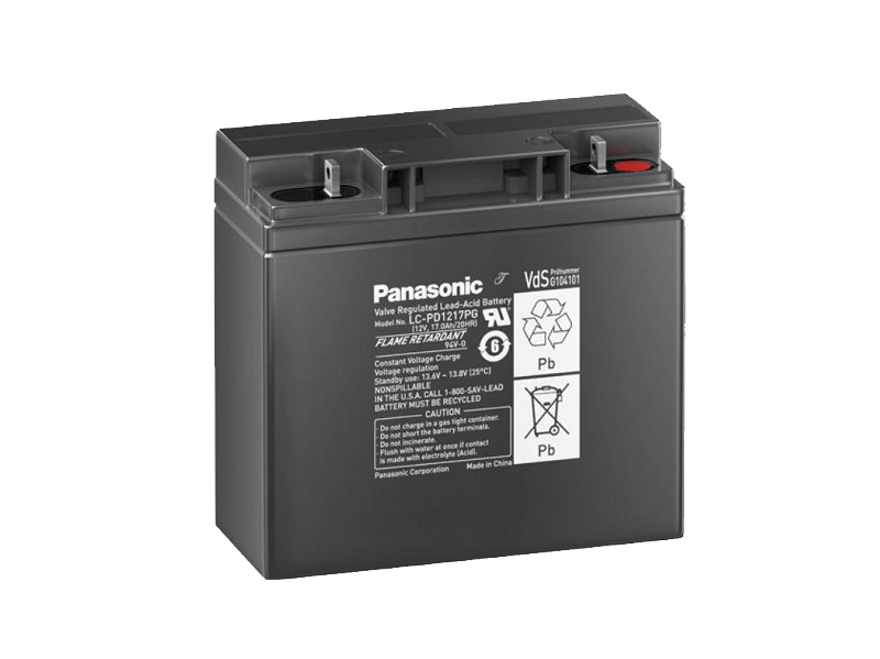 Levně Panasonic LC-PD1217PG, 12V - 17Ah, záložní baterie