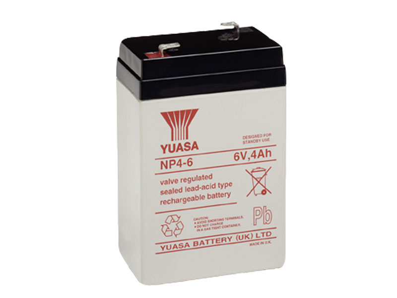 Levně Staniční (záložní) baterie YUASA NP4-6, 4Ah, 6V