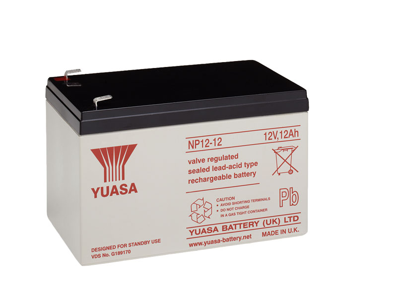 Levně Staniční (záložní) baterie YUASA NP12-12, 12Ah, 12V
