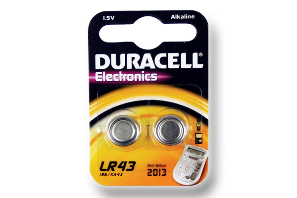 Levně DURACELL knoflíkový článek 1.5V, LR43