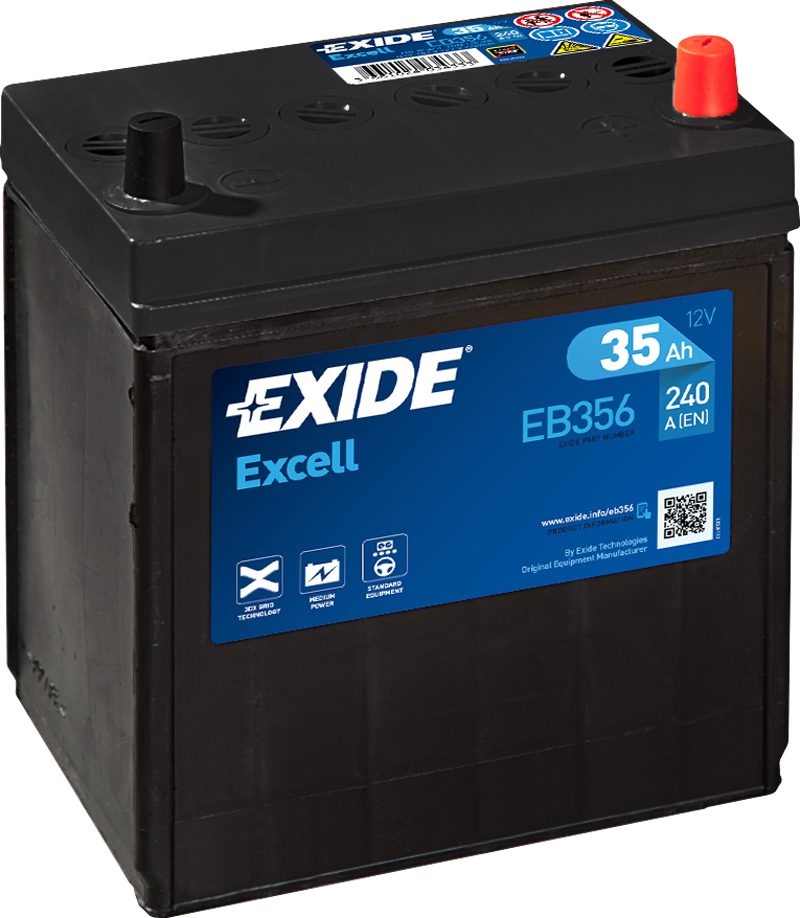 Levně Exide Excell 12V 35Ah 240A EB356