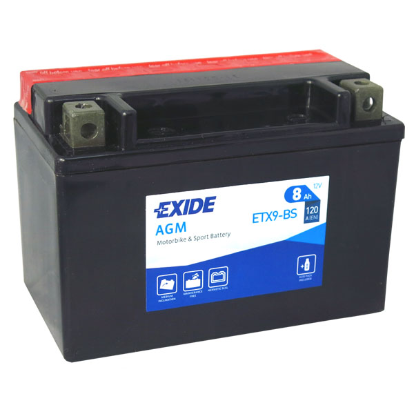 Levně Exide YTX9-BS, ETX9-BS