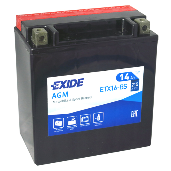 Levně Exide YTX16-BS, ETX16-BS