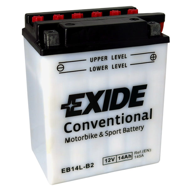 Levně Motobaterie EXIDE BIKE Conventional 14Ah, 12V, EB14L-B2