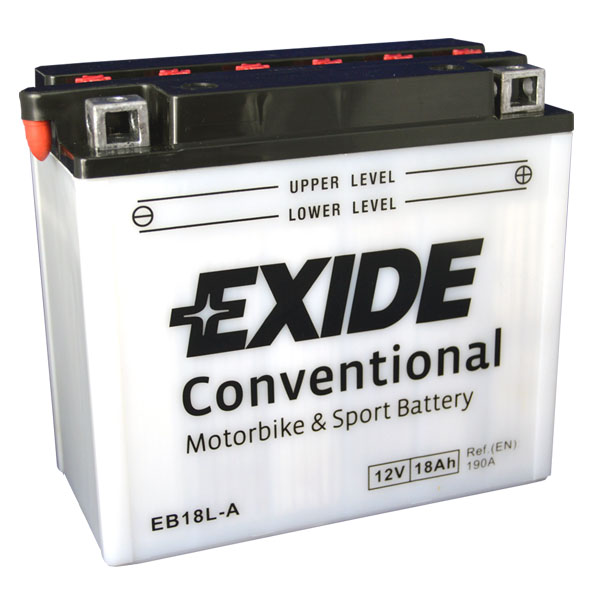 Levně Motobaterie EXIDE BIKE Conventional 18Ah, 12V, EB18L-A