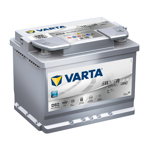 VARTA Silver Dynamic AGM 12V 60Ah 680A 560 901 068