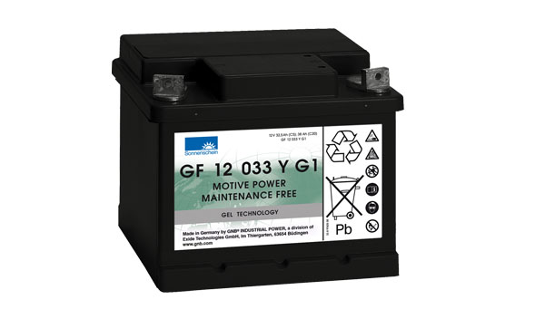 Levně Sonnenschein Trakční gelová baterie GF 12 033 Y G1, 12V/38Ah