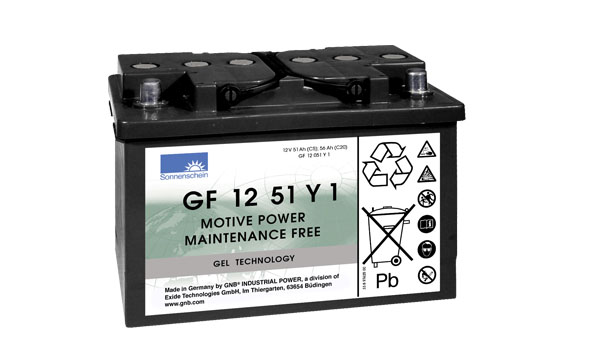 Levně Sonnenschein Trakční gelová baterie GF 12 051 Y 1, 12V/56Ah