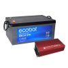Set trakční baterie ECOBAT EDC12-270(12V-270Ah) + nabíječka FST ABC-1230D (12V-30A)