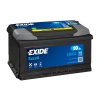 Autobaterie EXIDE Excell 80Ah, 12V, EB802