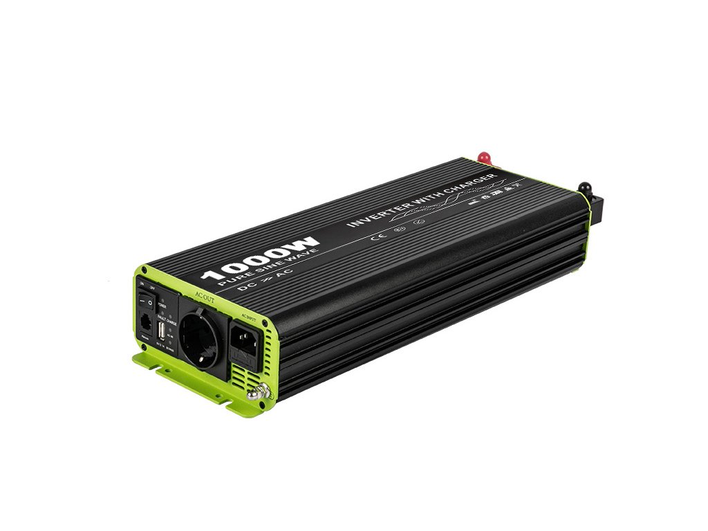 KOSUN pure sine voltage inverter with charger DC24V / AC230V, 1000W