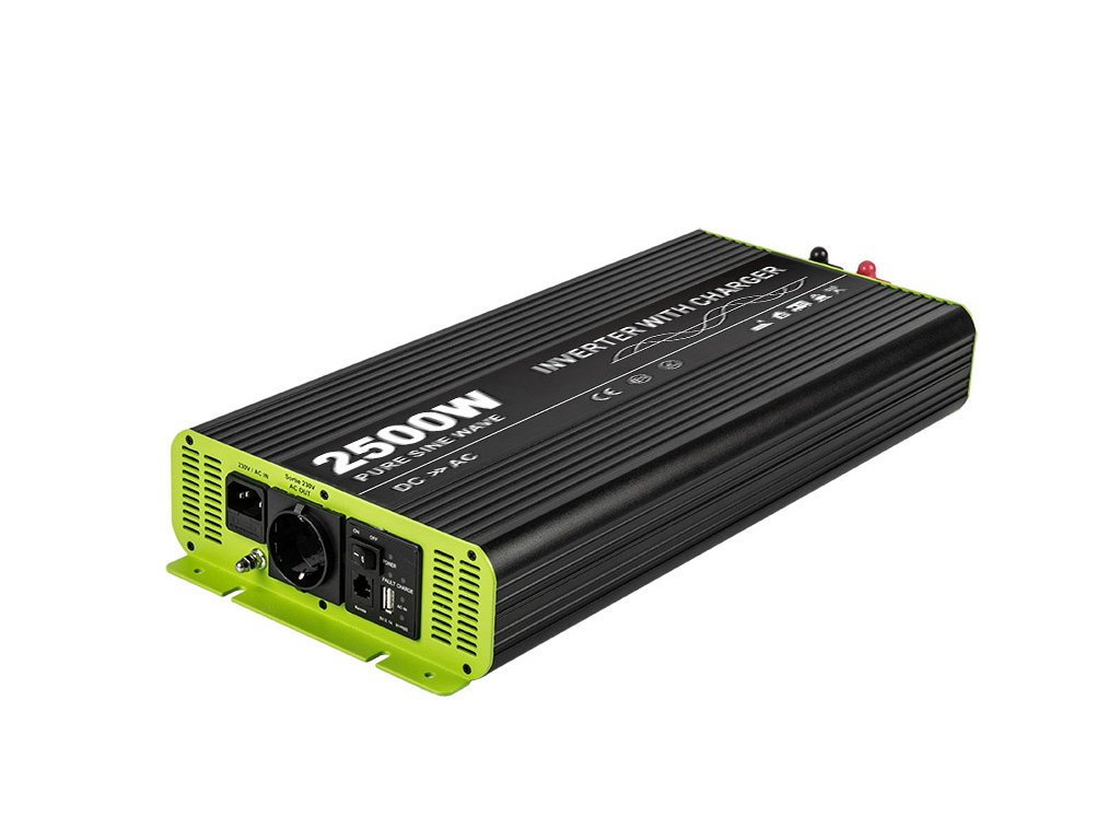 KOSUN pure sine voltage inverter with charger DC24V / AC230V, 2500W