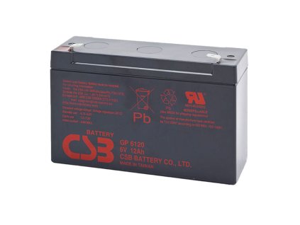 CSB GP6120 F1, 6V, 12Ah