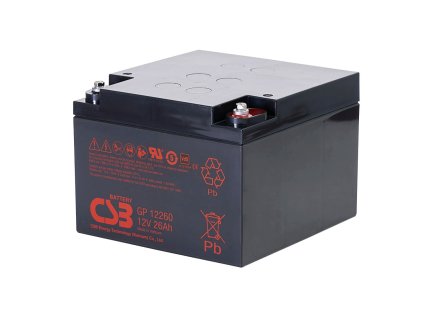 CSB GP12260, 12V, 26Ah