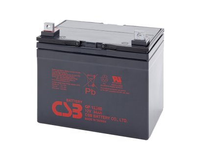 CSB GP12340, 12V, 34Ah
