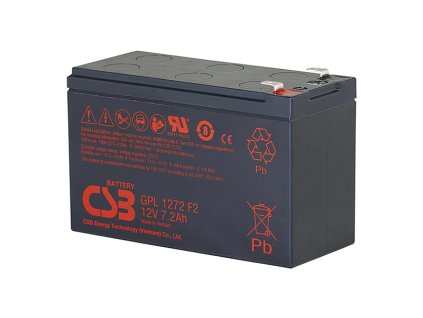 CSB GP1272 F2 - 6,3mm, 12V, 7.2Ah