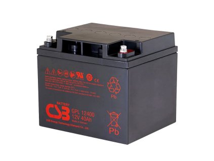 CSB GPL12400, 12V, 40Ah