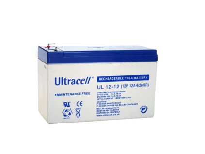 Ultracell UL12-12 F1 (12V - 12Ah), VRLA-AGM