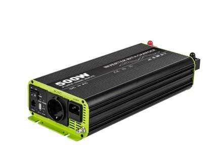 KOSUN pure sine voltage inverter with charger DC12V / AC230V, 500W