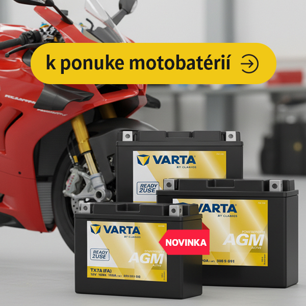 motobaterie agm varta active