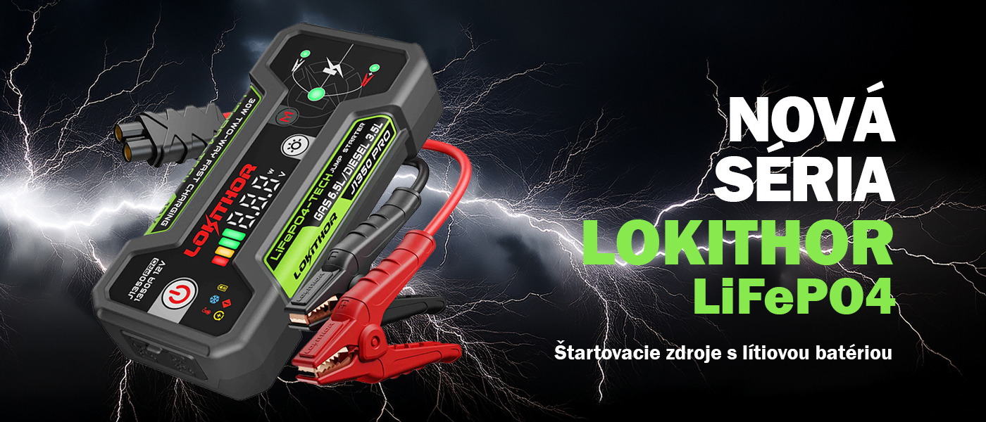 Štartovacie zdroje a nabíjačky Lokithor